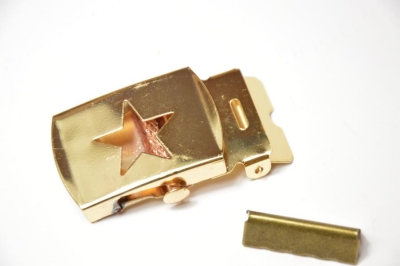 Gürtelschnalle 3cm Stern gold